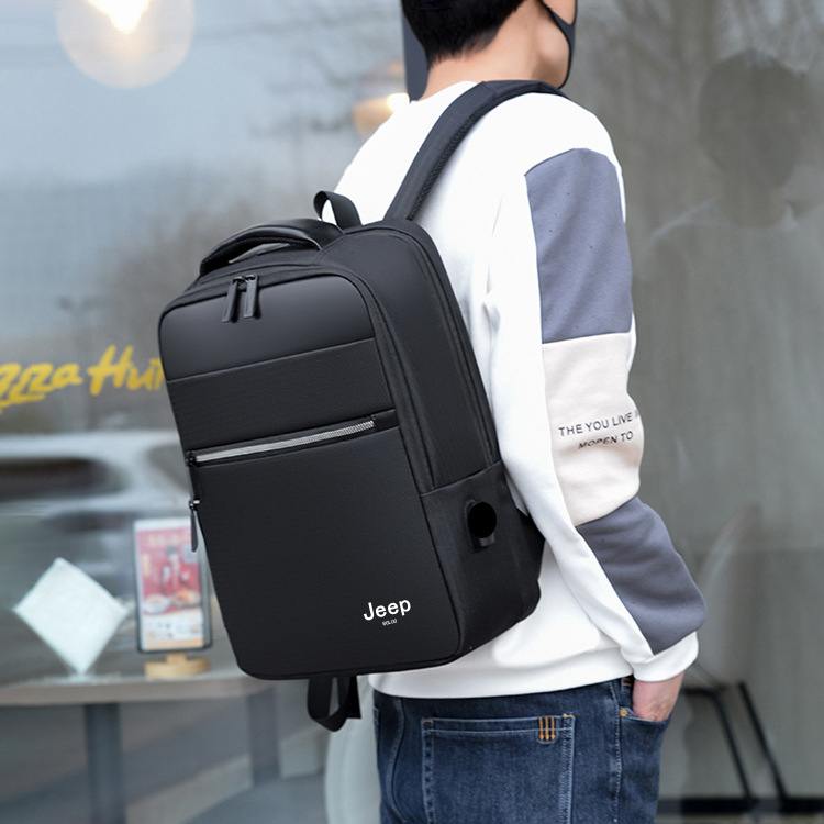 Mochila impermeável unissex com entrada USB para carregamento de bateria de telefone celular (modelo 5) Rede Canan