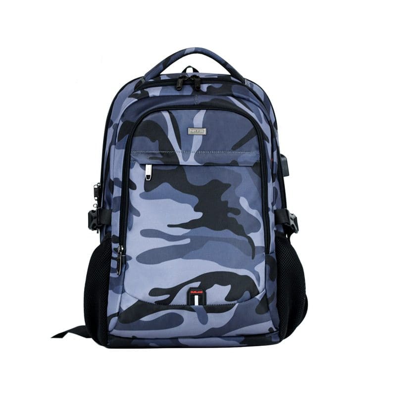 Mochila impermeável unissex com entrada USB para carregamento de bateria de telefone celular (modelo 3)