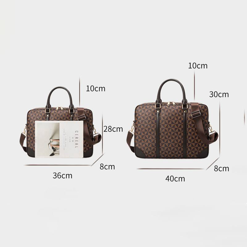 Bolsa/pasta feminina e masculina coleção requinte (modelo 1)