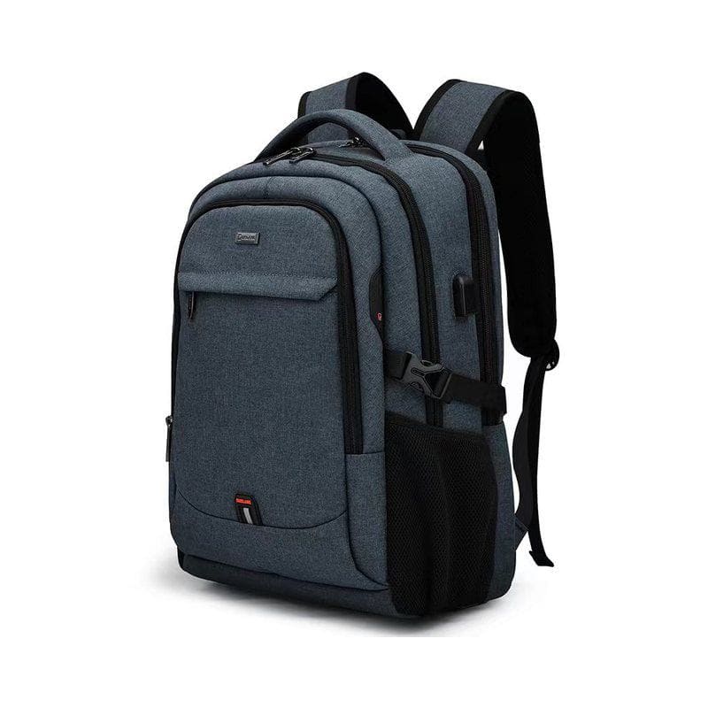 Mochila impermeável unissex com entrada USB para carregamento de bateria de telefone celular (modelo 3)