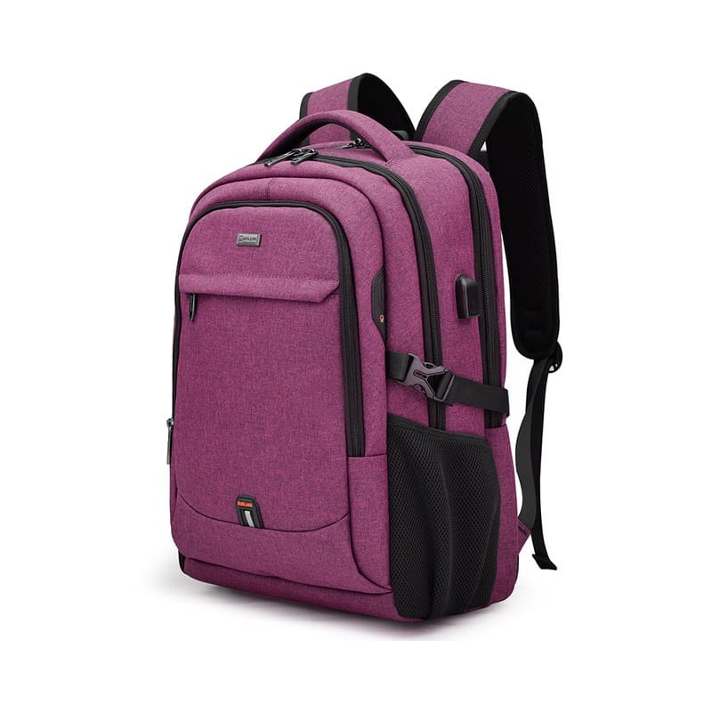 Mochila impermeável unissex com entrada USB para carregamento de bateria de telefone celular (modelo 3)