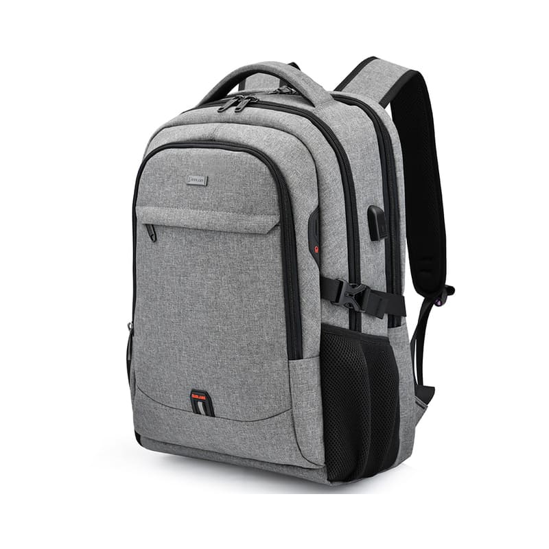 Mochila impermeável unissex com entrada USB para carregamento de bateria de telefone celular (modelo 3)
