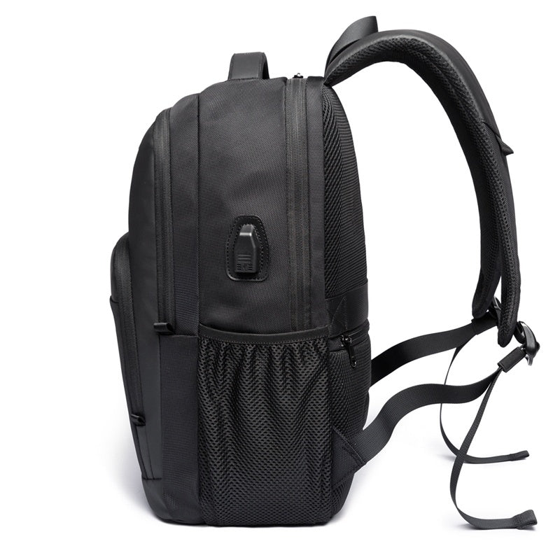 Mochila impermeável unissex com entrada USB para carregamento de bateria de telefone celular (modelo 2) Rede Canan