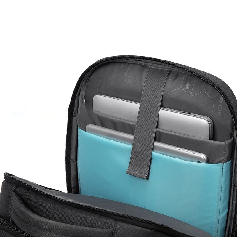 Mochila impermeável unissex com entrada USB para carregamento de bateria de telefone celular (modelo 3)