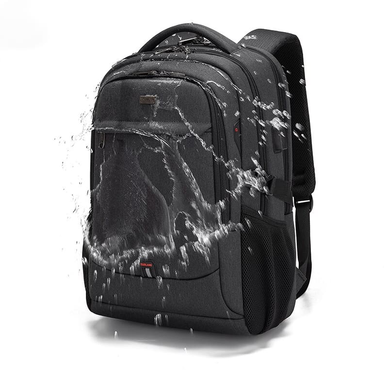 Mochila impermeável unissex com entrada USB para carregamento de bateria de telefone celular (modelo 3)