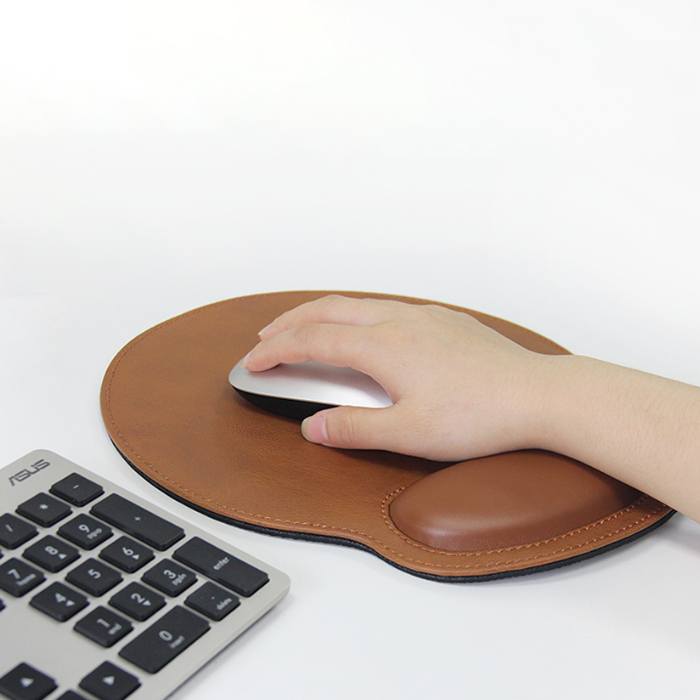 Mouse pad impermeável com descanso de pulso e antebraço Rede Canan