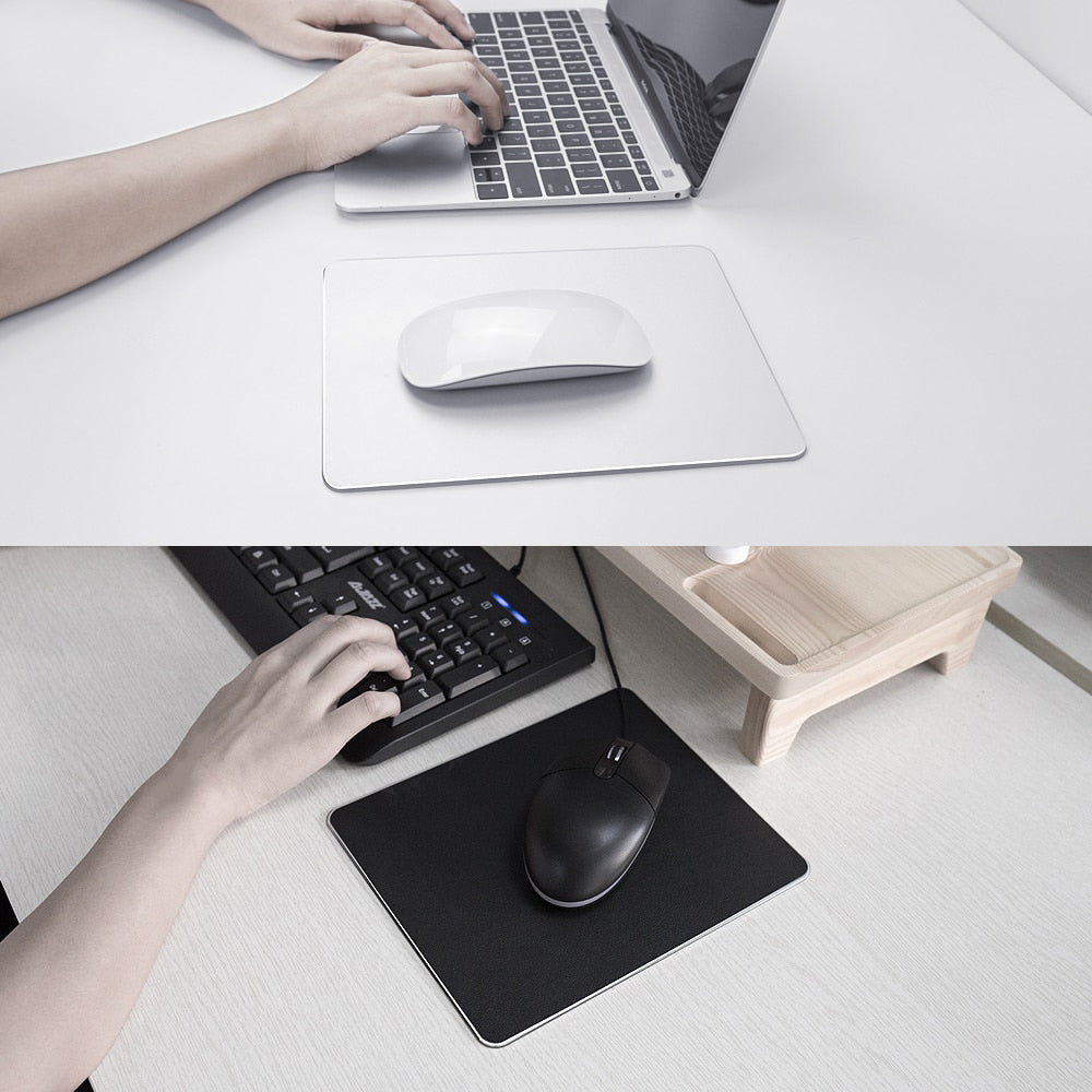 Mouse pad de metal e alumínio (modelo 1) Rede Canan