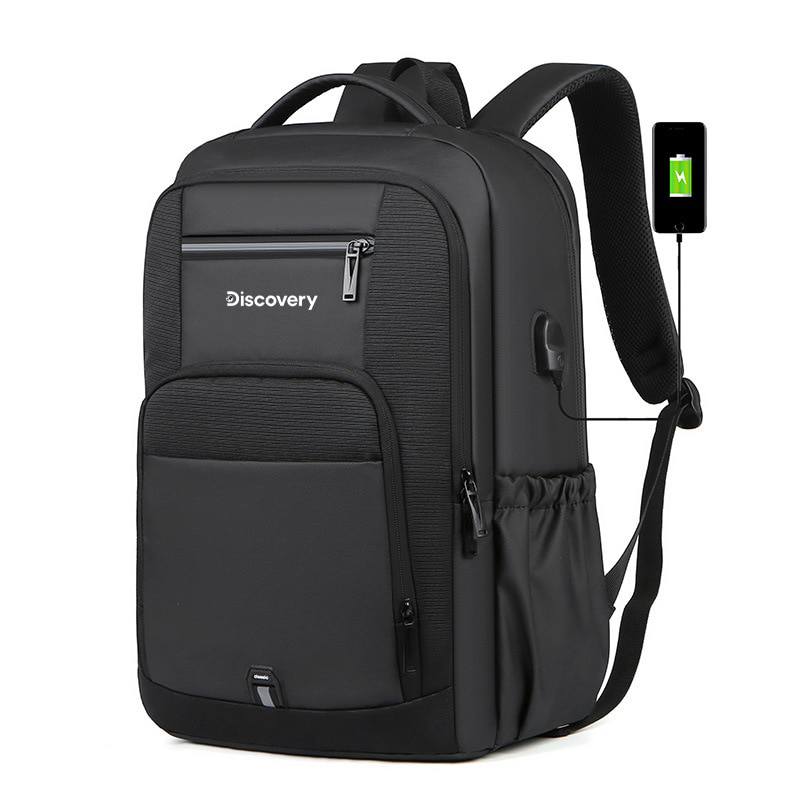 Mochila impermeável unissex com entrada USB para carregamento de bateria de telefone celular (modelo 4) Rede Canan
