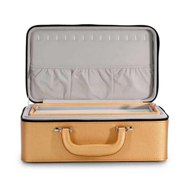 Nécessaire maletinha para joias – porta-joias com 2 compartimentos (modelo 2) Rede Canan
