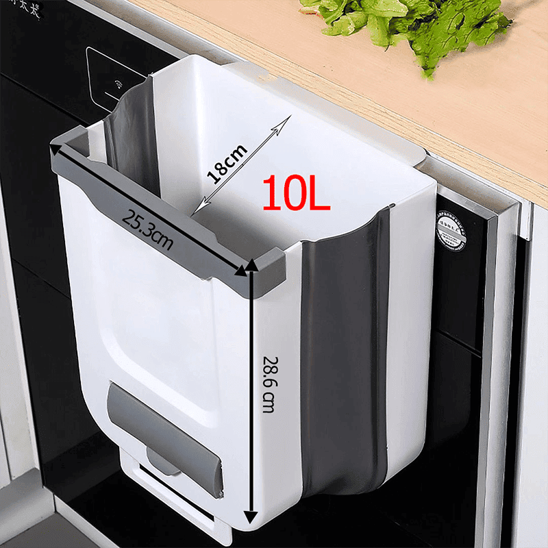 8L/10L folding hanging bin