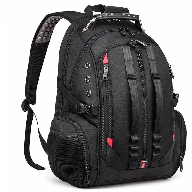 Bange waterproof 45l backpack with headphone jack and USB port for cell phone battery charging