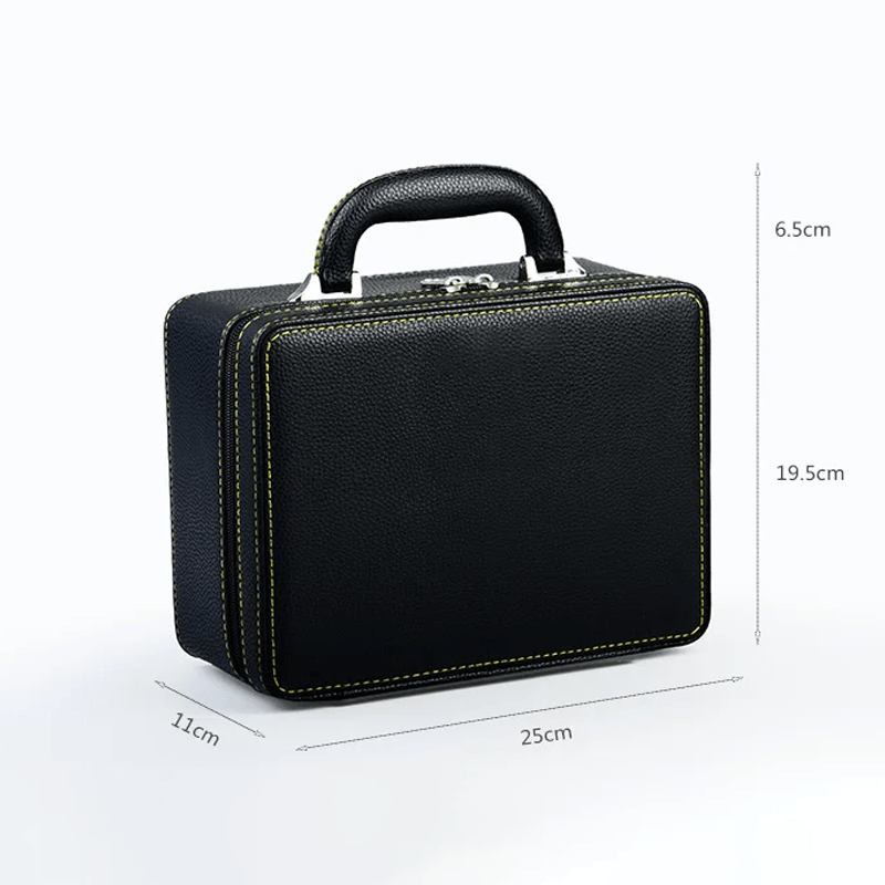 Nécessaire maletinha para joias – porta-joias com 2 compartimentos (modelo 2) Rede Canan