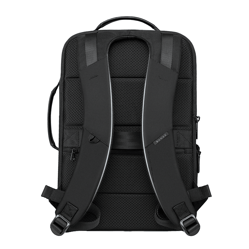 Bange Premium waterproof 35l executive backpack with headphone jack and USB port for charging a cell phone battery