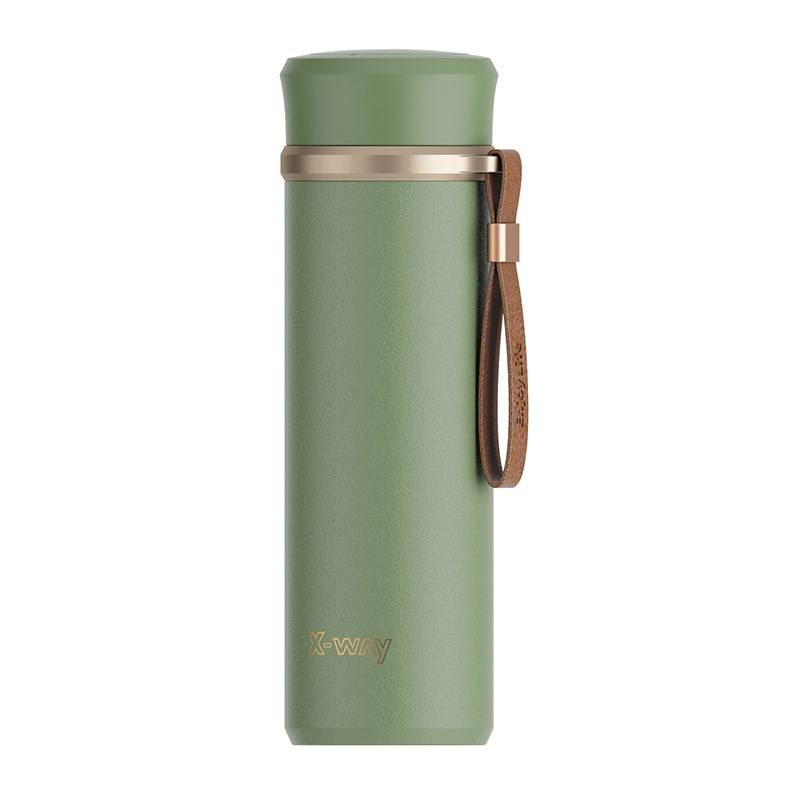 Garrafa térmica inox à prova de vazamento 450ml Rede Canan