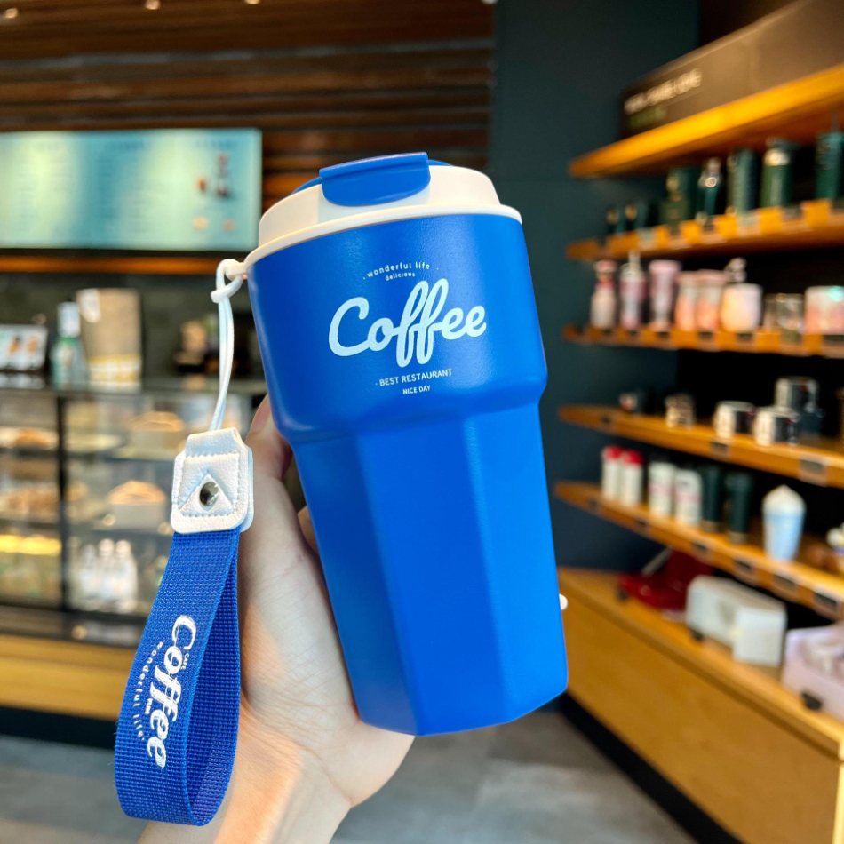 Copo térmico inox à prova de vazamento 420ml/620ml Rede Canan
