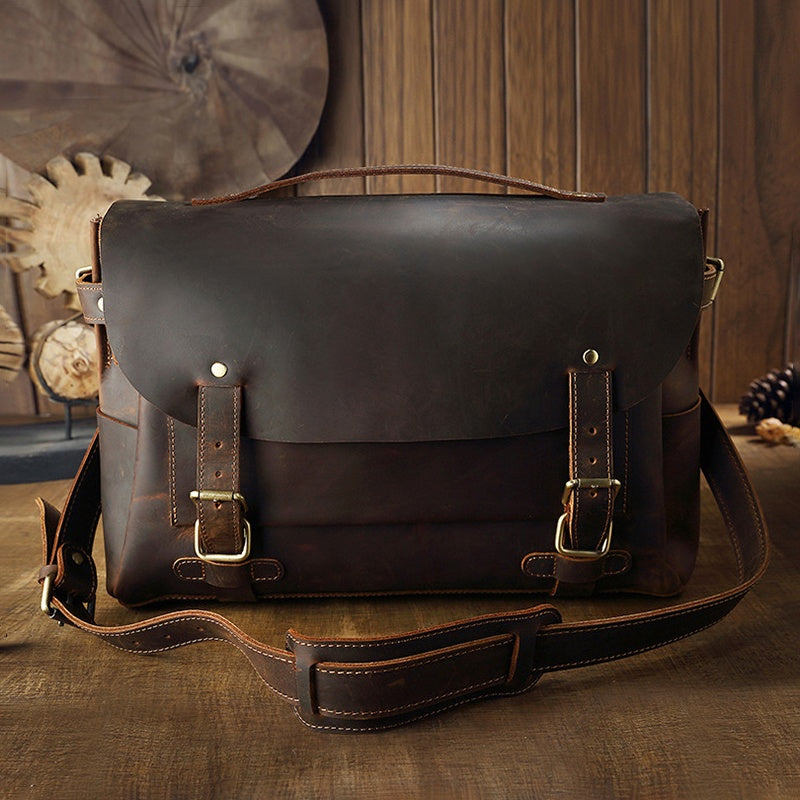 Bolsa/pasta de couro masculina (modelo 2) Rede Canan