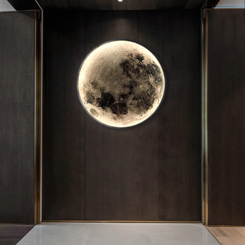 Luminária sofisticada de parede lua Rede Canan