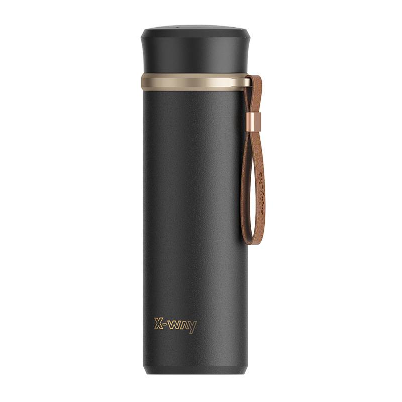 Garrafa térmica inox à prova de vazamento 450ml Rede Canan