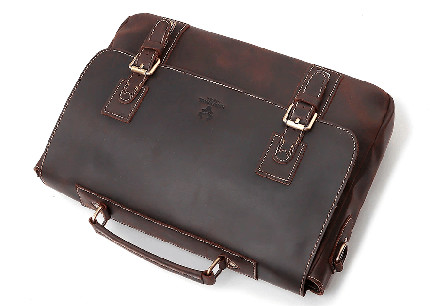Bolsa/pasta de couro masculina - Rede Canan