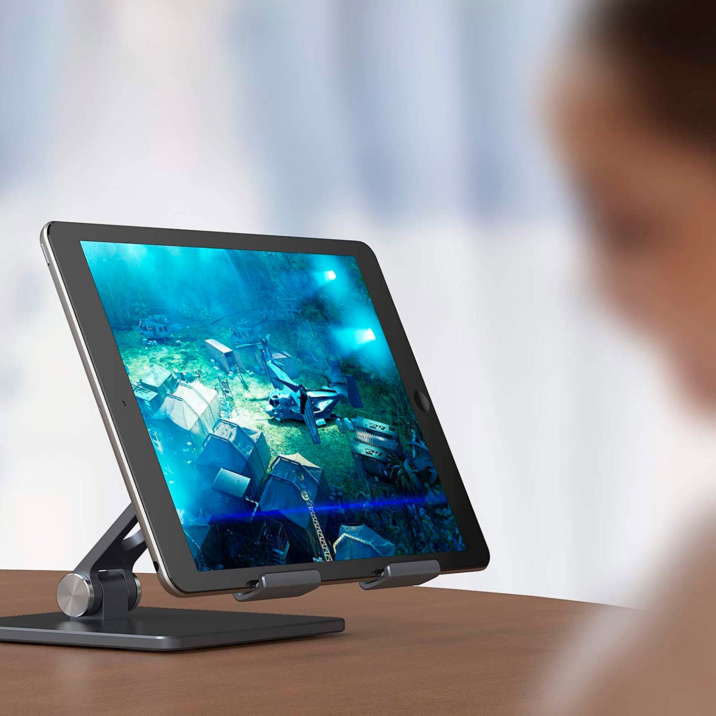 Suporte para telefone celular e iPad/Tablet com inclinação ajustável Rede Canan
