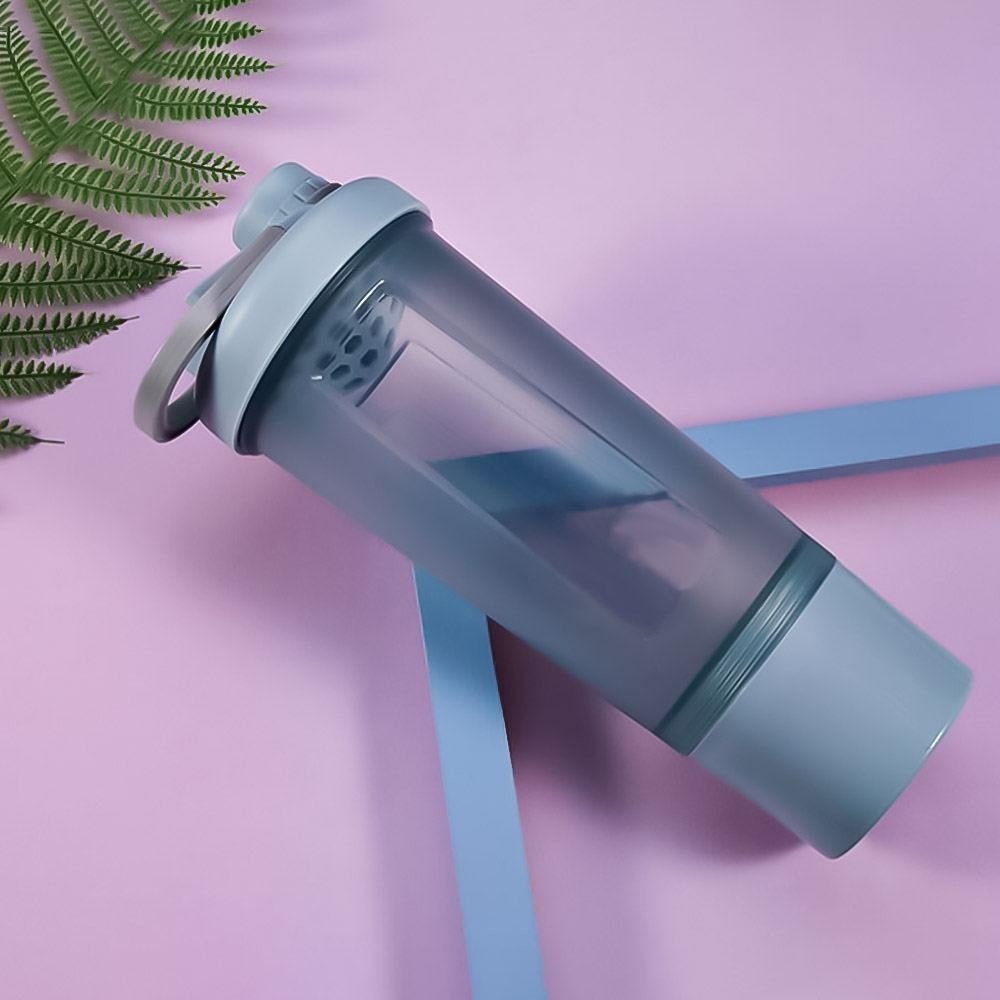 Garrafa de água e coqueteleira/shakeira à prova de vazamento 500ml/600ml Rede Canan