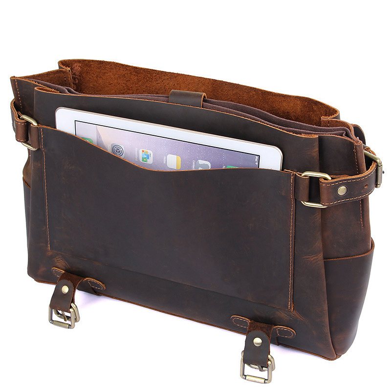 Bolsa/pasta de couro masculina (modelo 2) Rede Canan