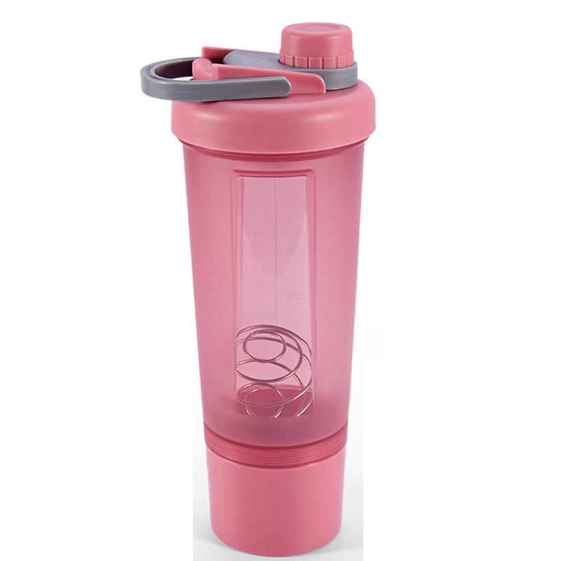 Garrafa de água e coqueteleira/shakeira à prova de vazamento 500ml/600ml Rede Canan