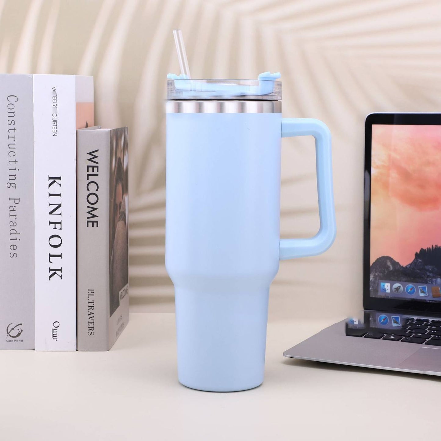 Copo/garrafa térmica inox à prova de vazamento 1200ml Rede Canan