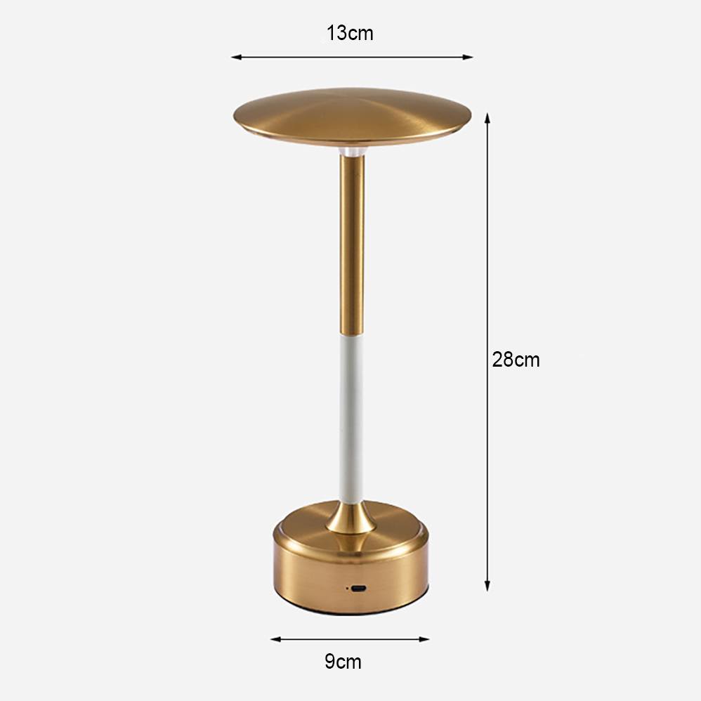 Luminária sofisticada “poste” com carregamento USB Rede Canan