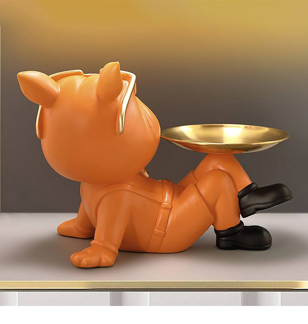 Porta-objetos cachorro buldogue 9 Rede Canan