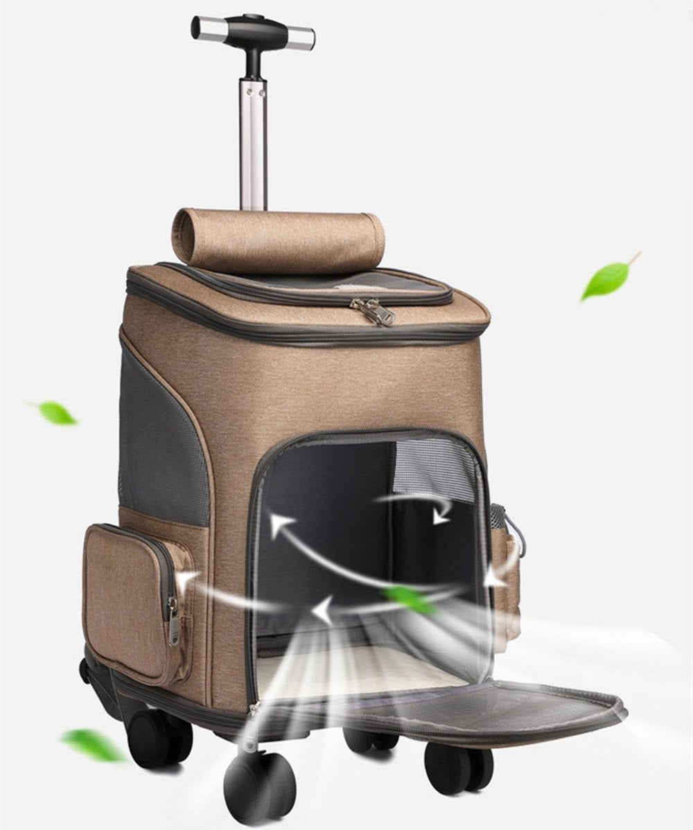 Mochila-carrinho para pet Rede Canan