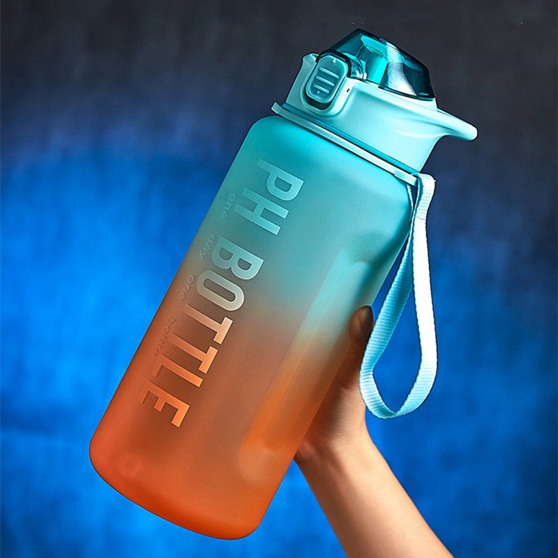 Garrafa de água à prova de vazamento 1000ml/2200ml Rede Canan