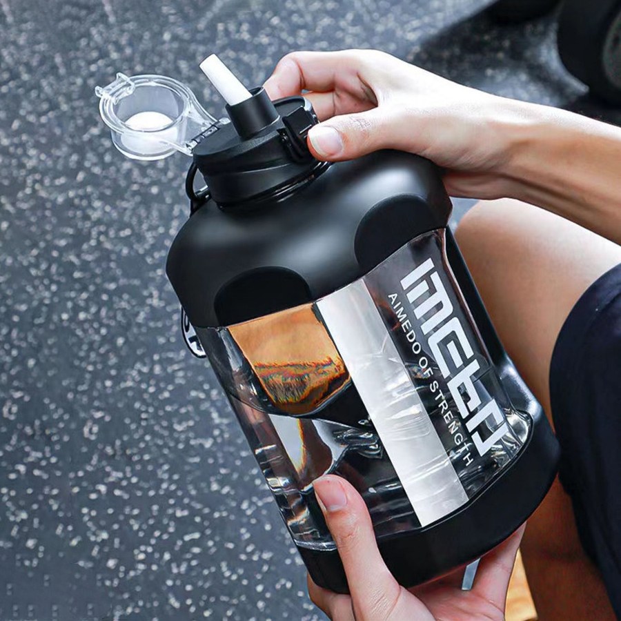 Garrafa de água à prova de vazamento 1800ml/2800ml Rede Canan