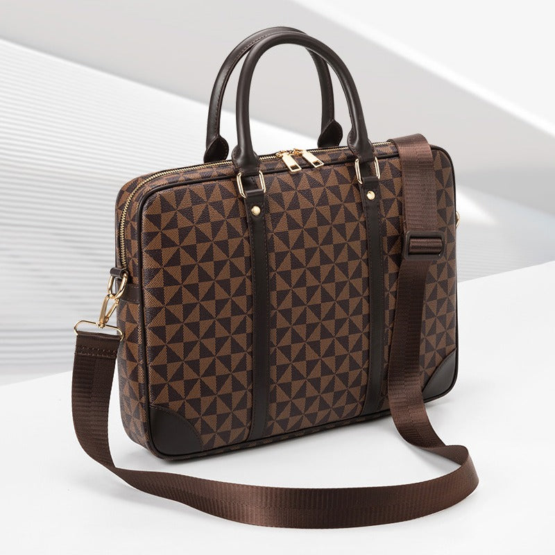 Bolsa/pasta feminina e masculina coleção requinte (modelo 1) Rede Canan