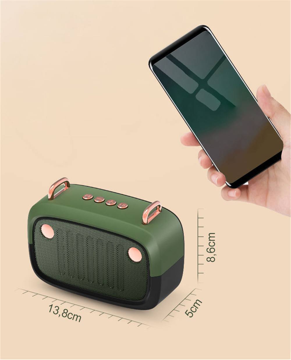 Amplificador de som/alto-falante sem fio com bluetooth 5.0 Rede Canan
