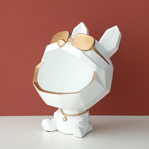 Porta-objetos cachorro buldogue 8 Rede Canan