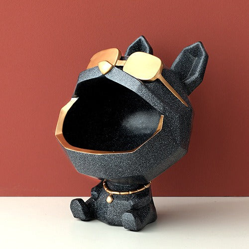 Porta-objetos cachorro buldogue 8 Rede Canan