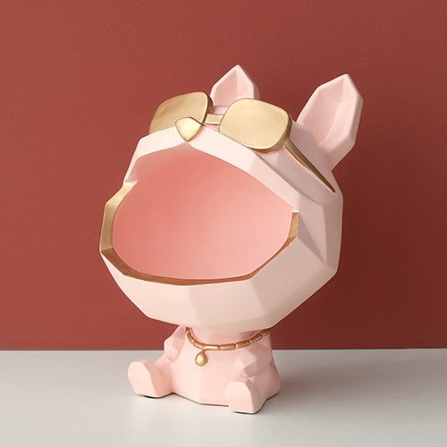 Porta-objetos cachorro buldogue 8 Rede Canan