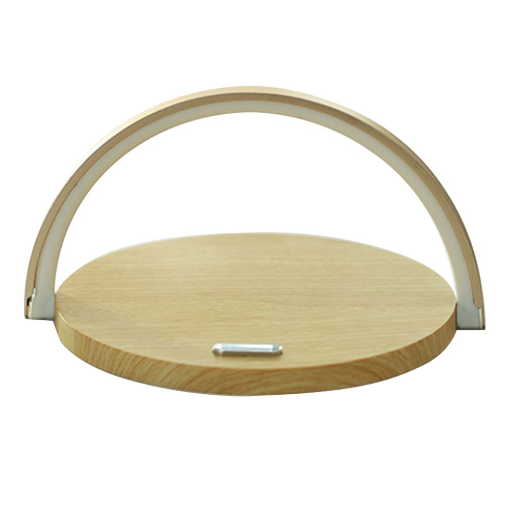 Luminária e suporte com carregador sem fio e por indução acoplado para telefone celular Rede Canan