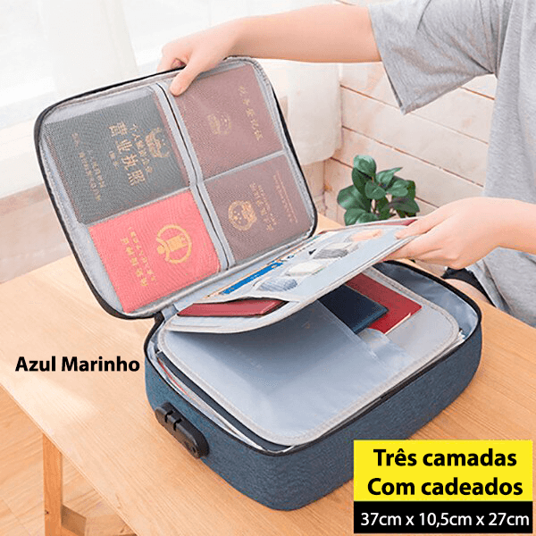Maletinha organizadora de documentos - Rede Canan
