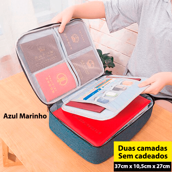 Maletinha organizadora de documentos - Rede Canan