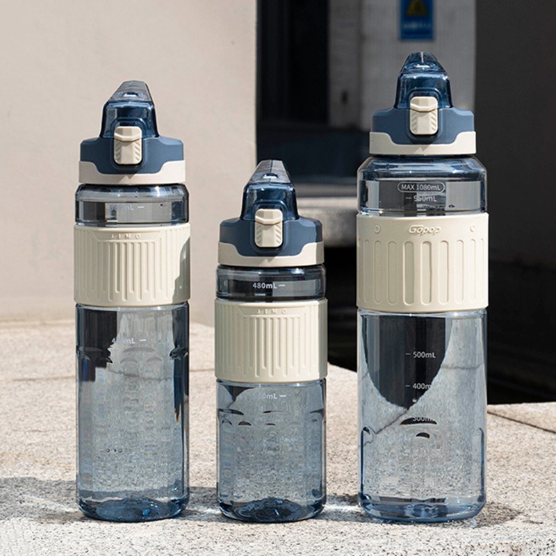 Garrafa de água à prova de vazamento 550ml/750ml/1080ml Rede Canan