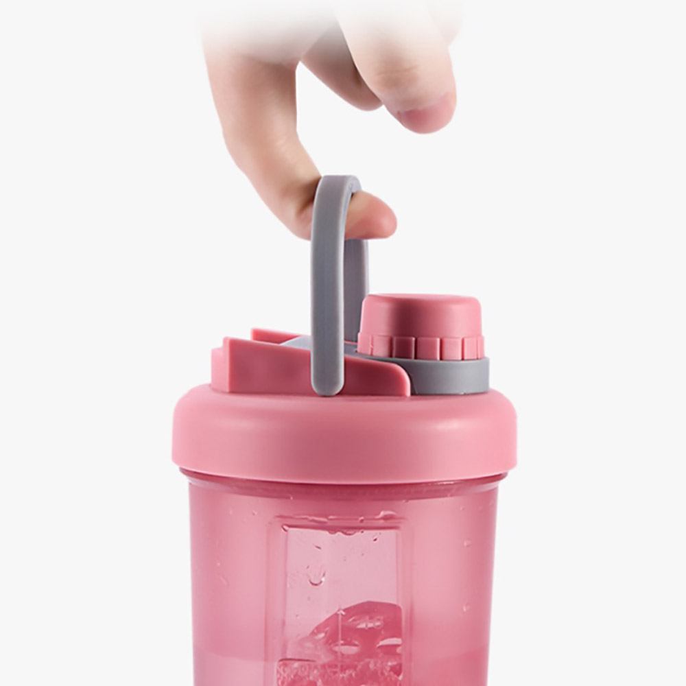 Garrafa de água e coqueteleira/shakeira à prova de vazamento 500ml/600ml Rede Canan