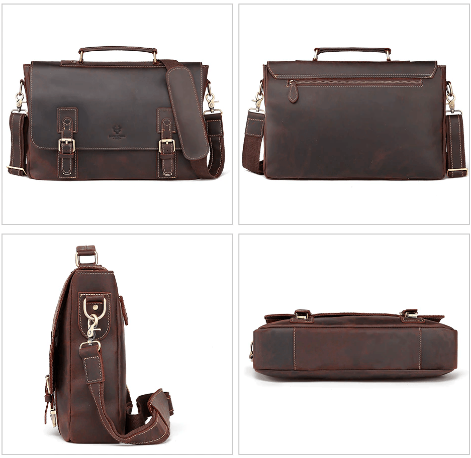 Bolsa/pasta de couro masculina - Rede Canan