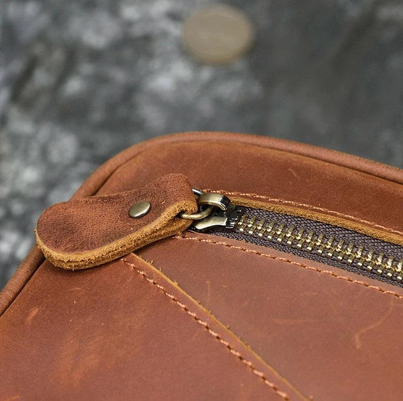 Nécessaire/estojo de couro masculina - Rede Canan
