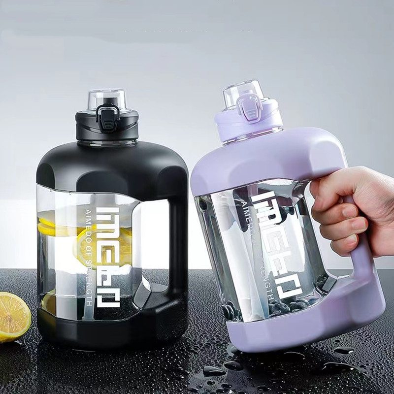 Garrafa de água à prova de vazamento 1800ml/2800ml Rede Canan