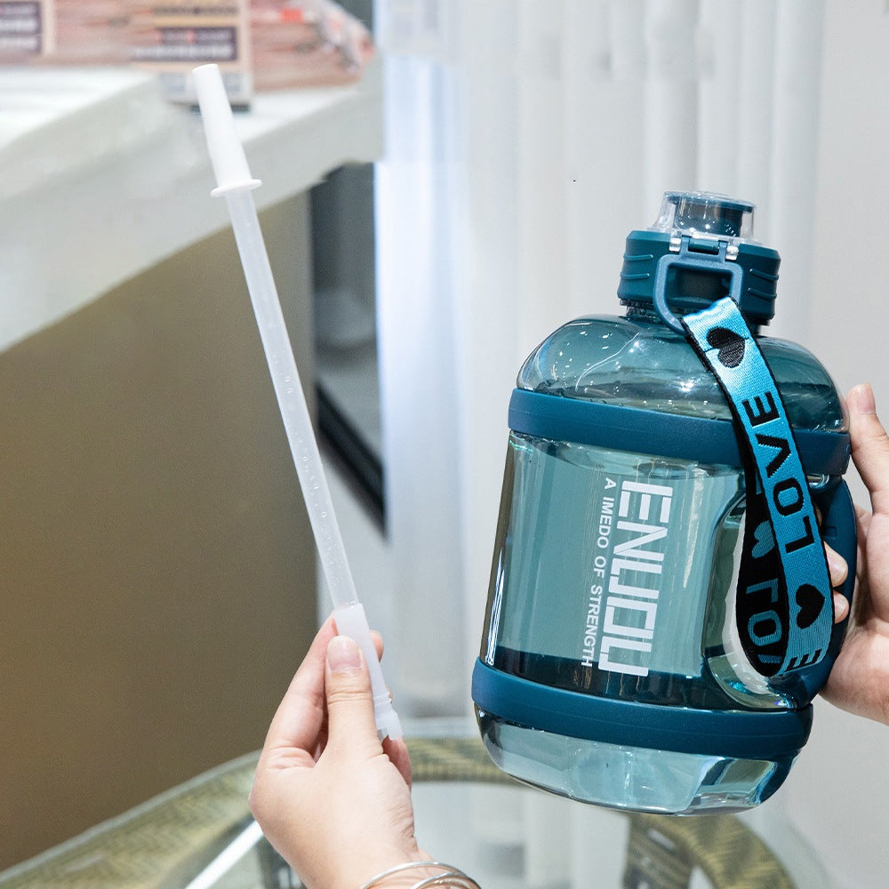 Garrafa de água à prova de vazamento 2400ml Rede Canan