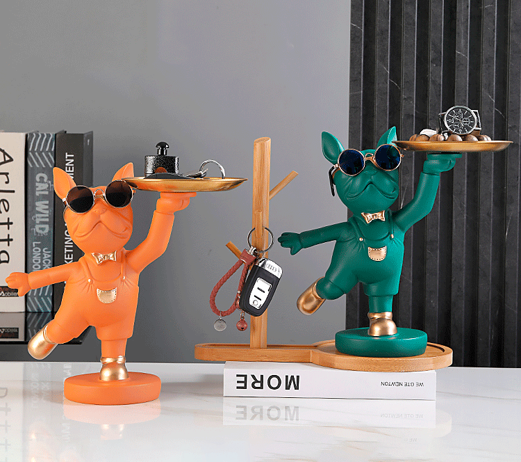 Porta-objetos cachorro buldogue 22 Rede Canan