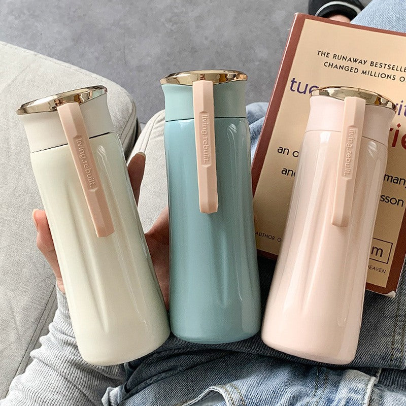 Garrafa térmica inox à prova de vazamento 350ml Rede Canan