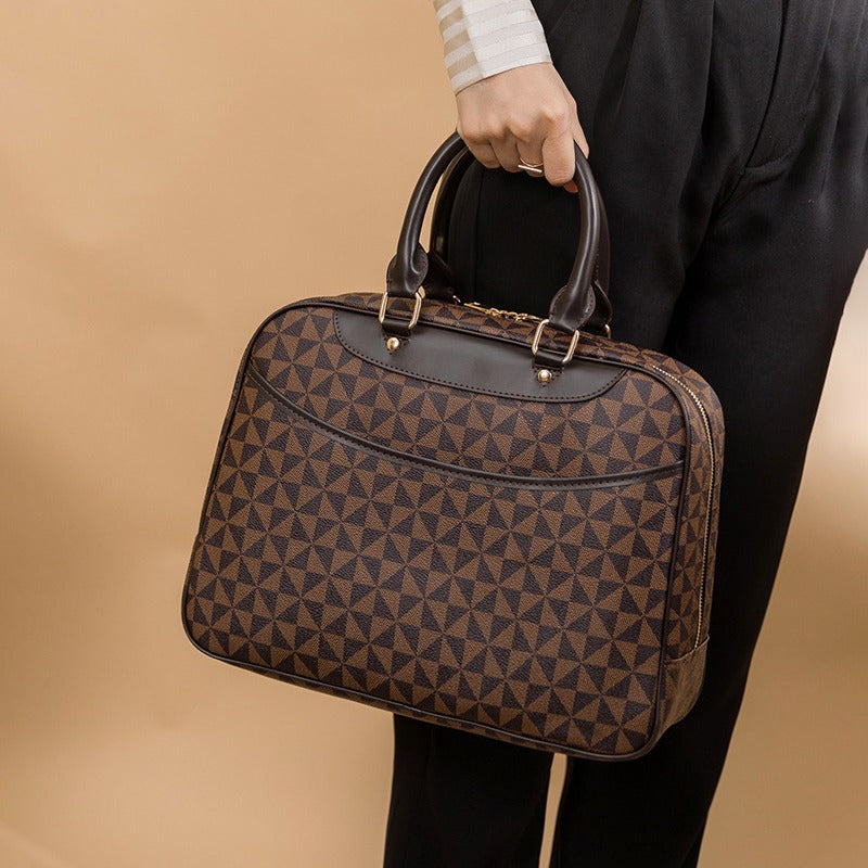 Bolsa/pasta feminina coleção requinte Rede Canan